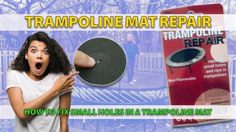 fix trampoline mat|repair tampoline tear sewing pattern.